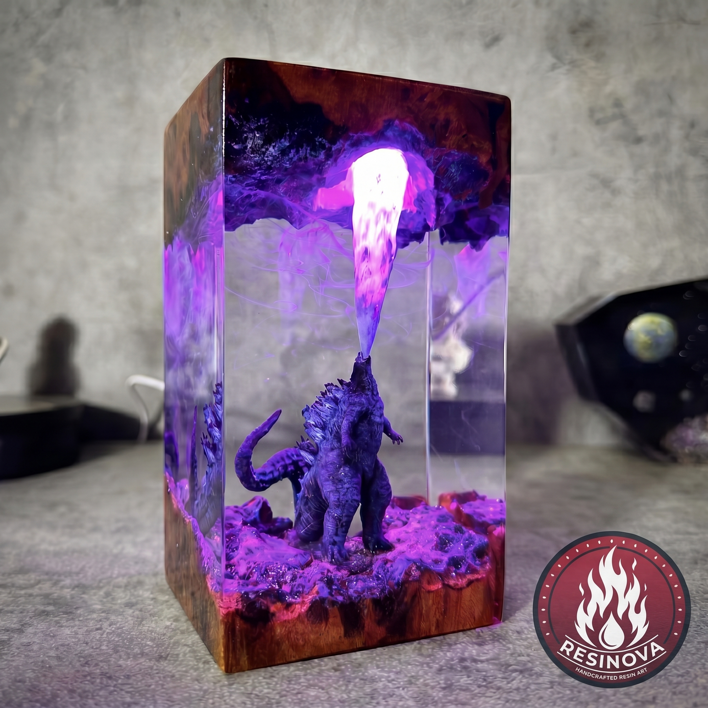 Godzilla Cube Lamp